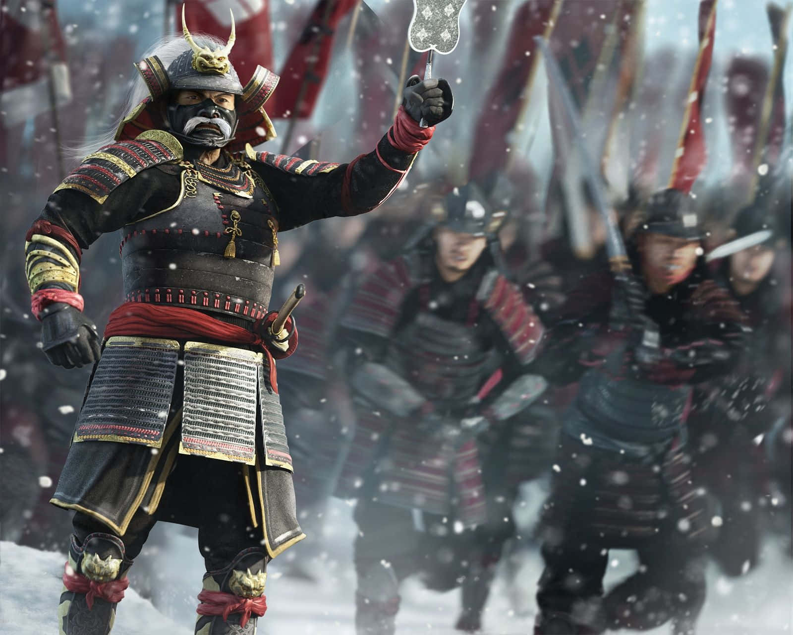 Epic Battle Scene in Shogun Total War Wallpaper