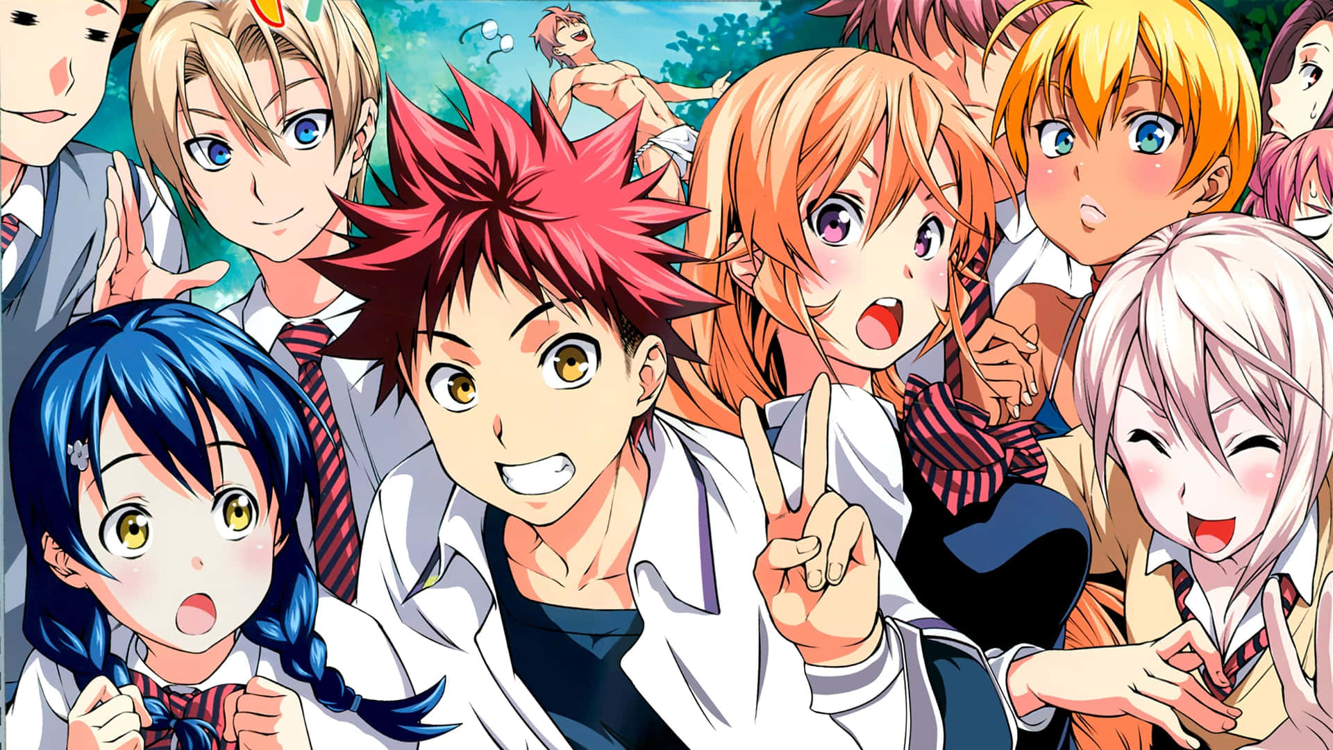 Karakter Shokugeki No Soma Grup Wallpaper