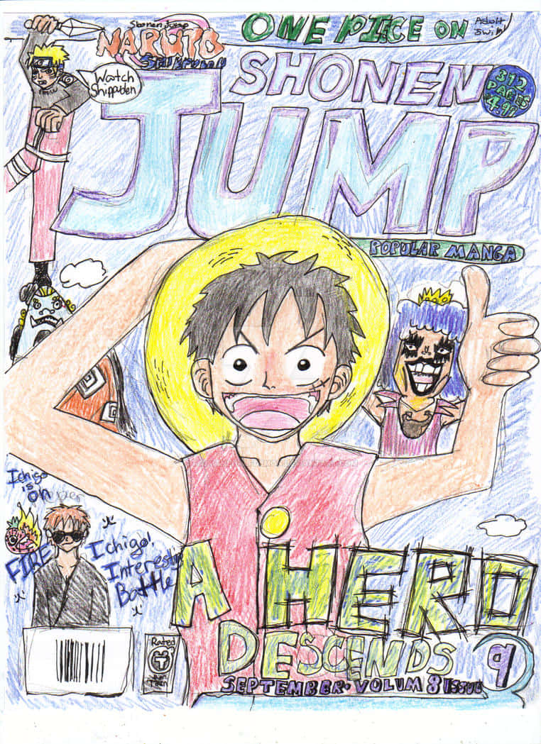 Get Ready To Take A Journey With Shonen Jump Wallpaper