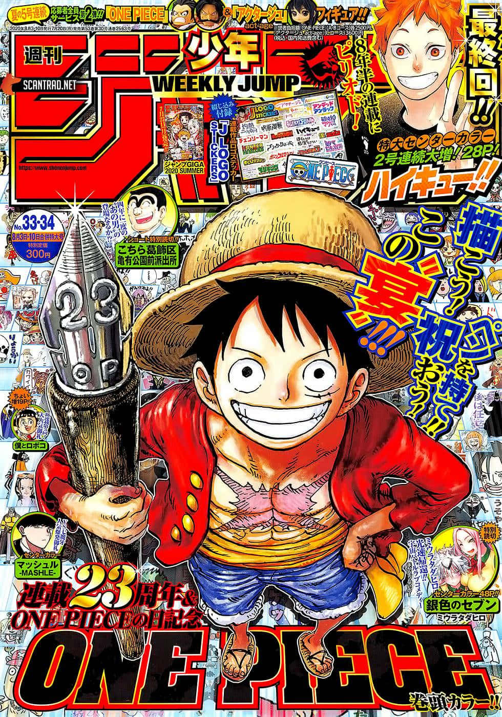 "Discover an exciting mix of stories and styles with Shonen Jump!" Wallpaper