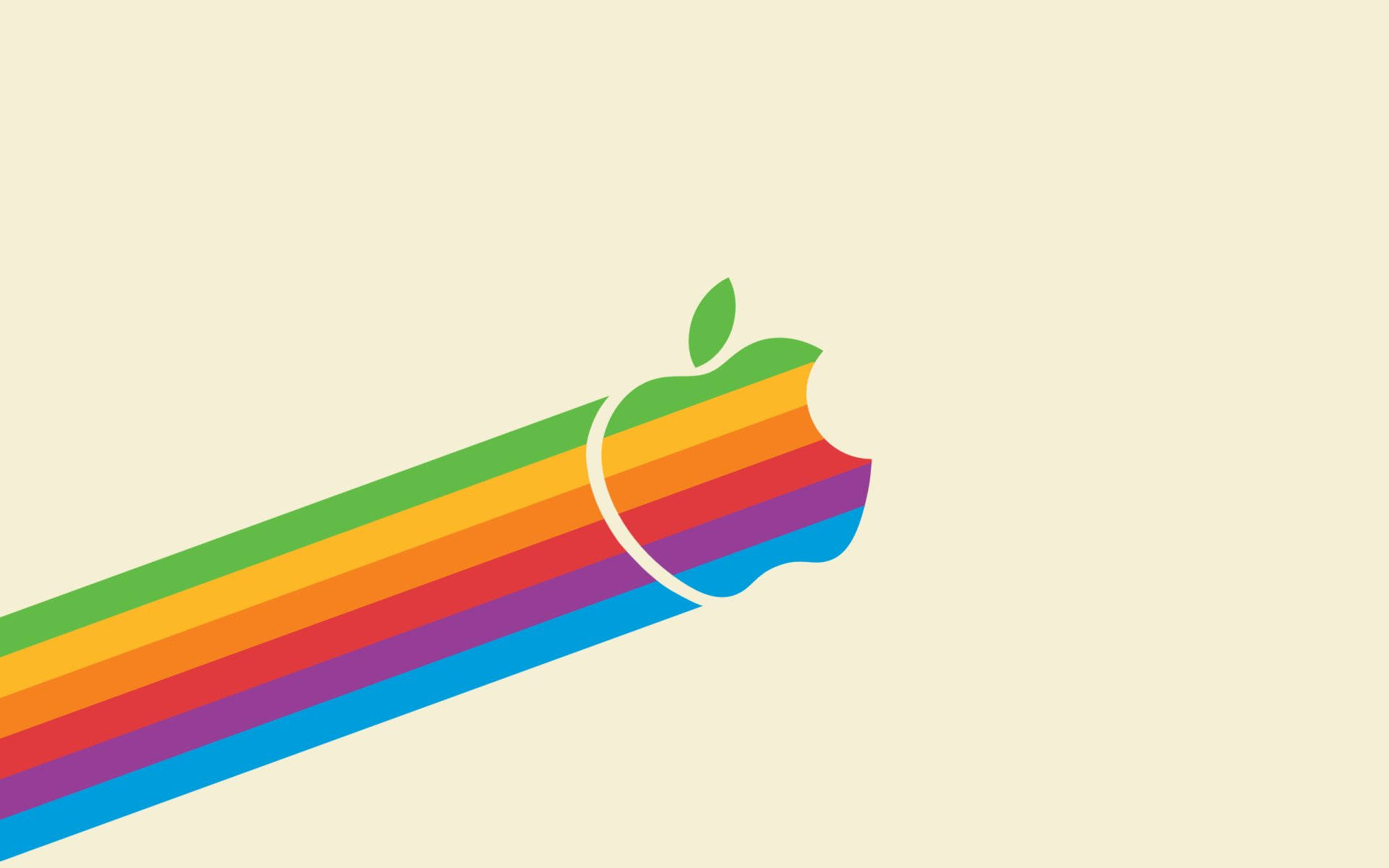 Shooting Apple Logo Wallpaper