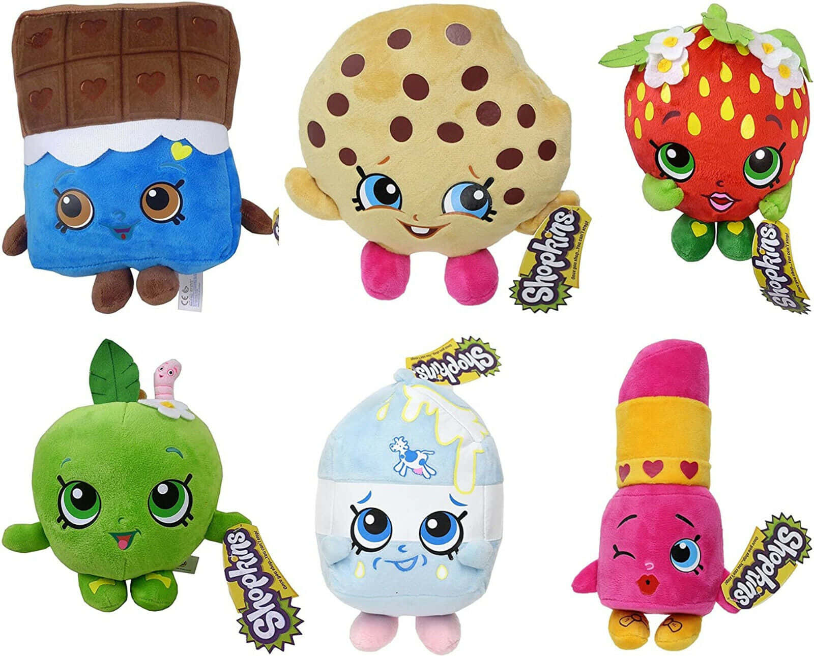 A colorful Shopkins collection showcasing delightful characters and fun accessories