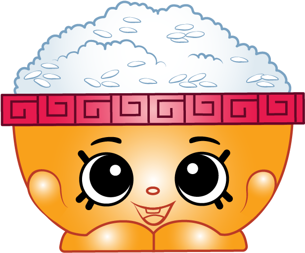 Shopkins Character Rice Bowl Smile.png PNG