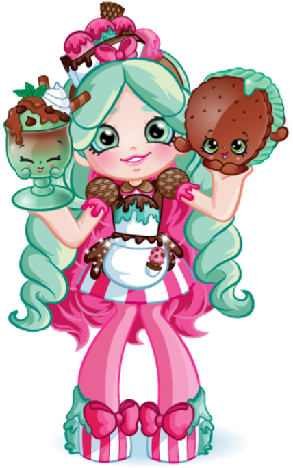 Shopkins Shoppies Doll With Sweet Treats PNG