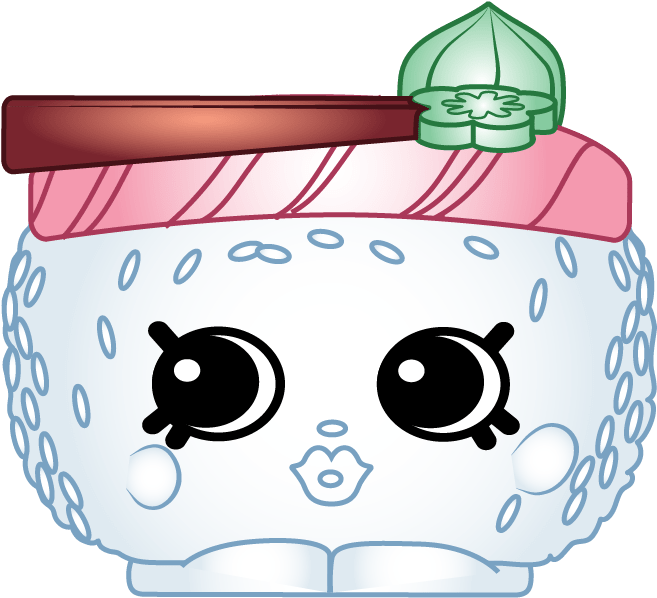 Shopkins Sushi Character PNG