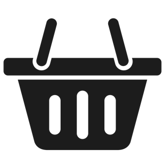 Shopping Cart Icon Black PNG