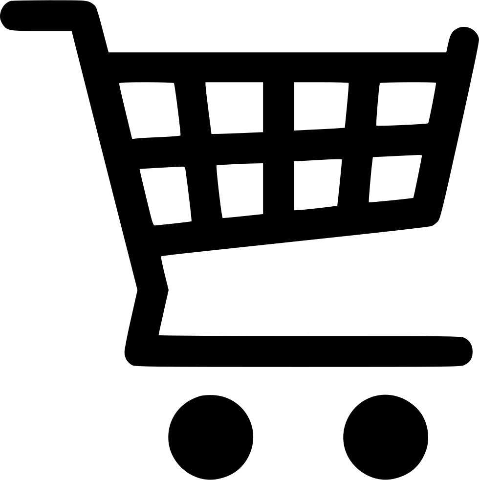 Shopping Cart Icon Black PNG