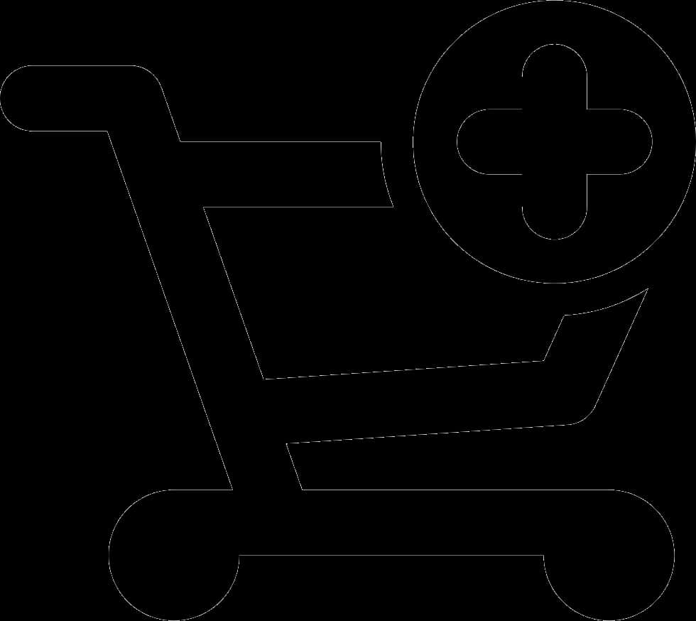 Shopping Cart Icon Outline PNG