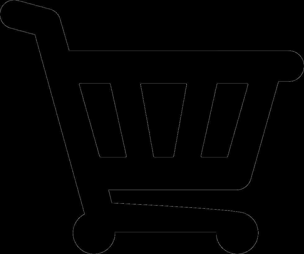 Shopping Cart Icon Outline PNG