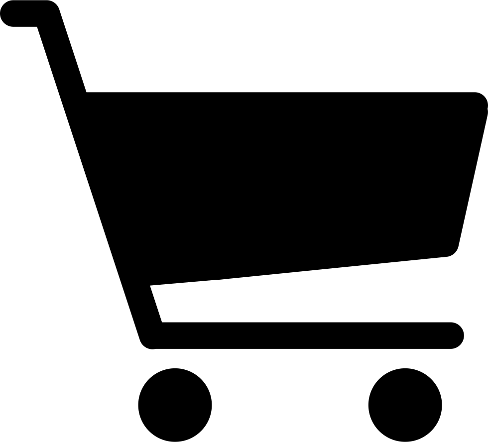 Shopping Cart Icon Silhouette PNG