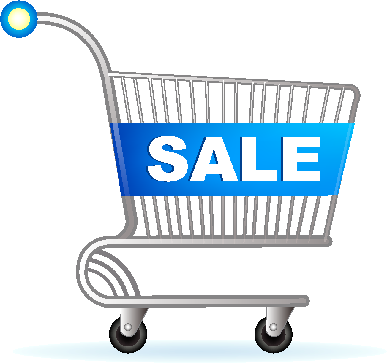 Shopping Cart Sale Sign PNG