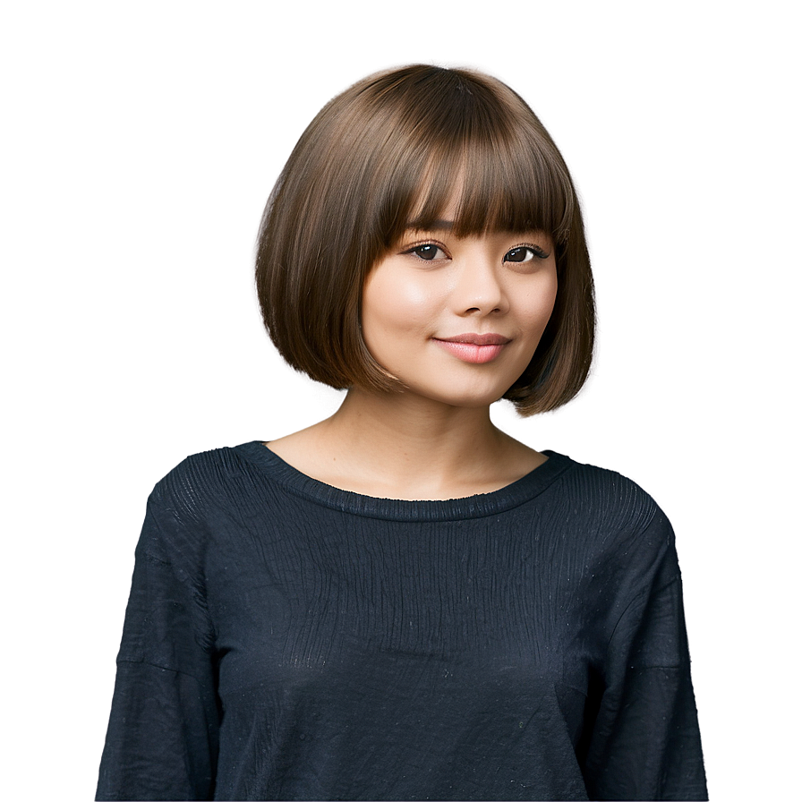 Short Girl Hair Png Yde PNG