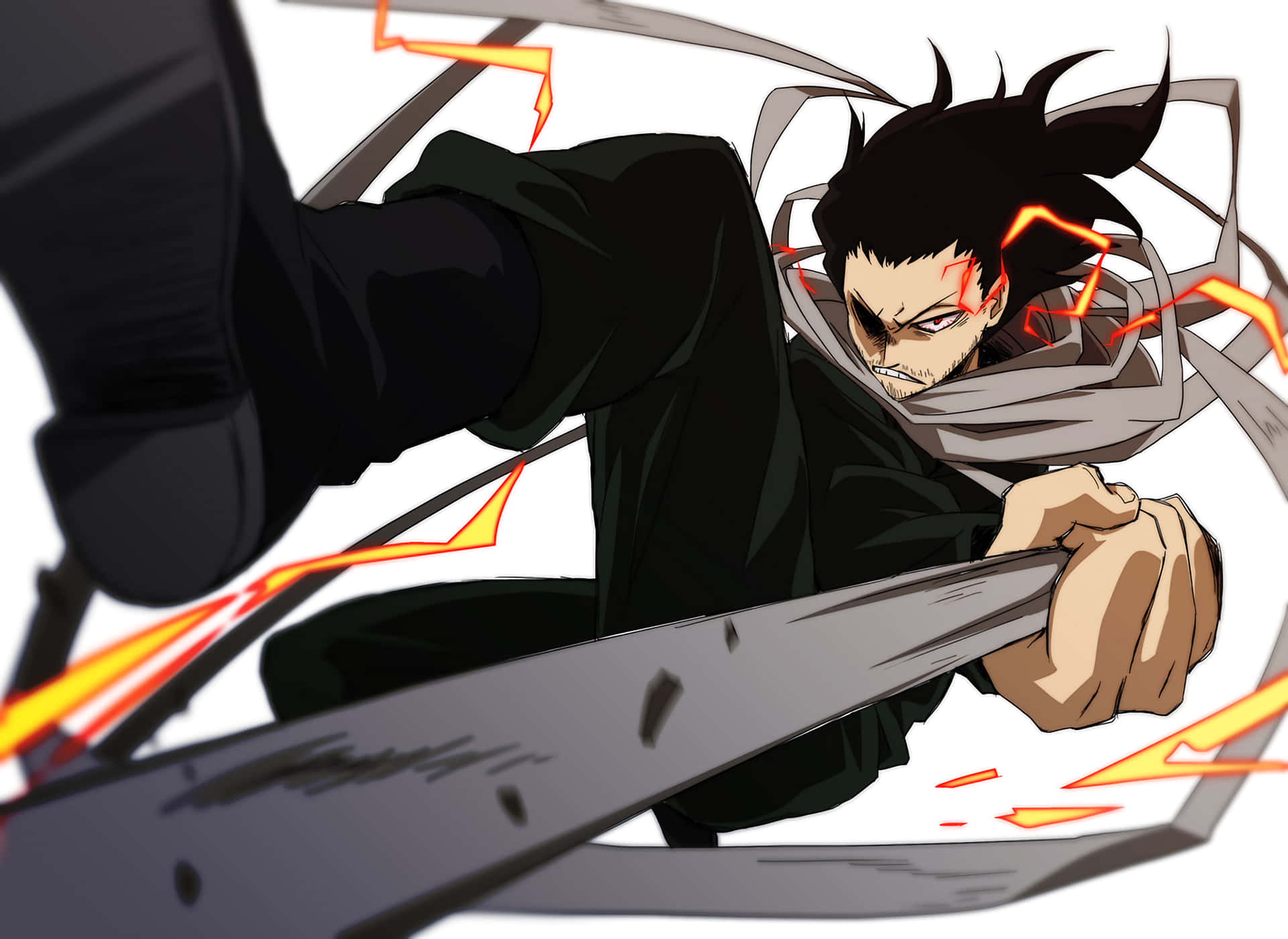 "People may call me erase, but I won't let anything stand in the way of my mission." - Shota Aizawa Wallpaper