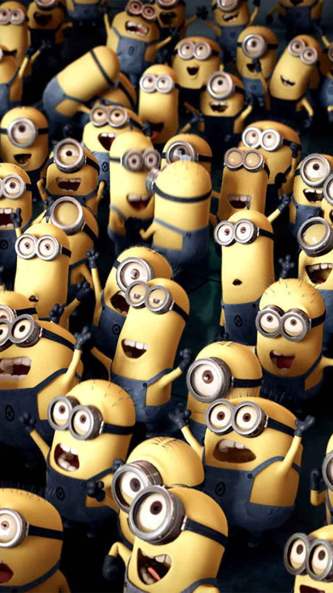Shouting Despicable Me Minion Iphone Wallpaper