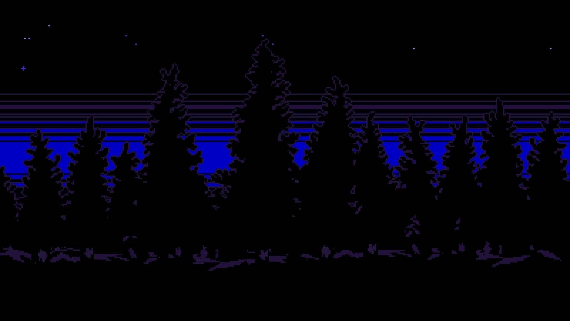 Shovelknight Mörkt Trälandskap (for A Computer Or Mobile Wallpaper With A Dark Wooded Landscape Featuring The Video Game Character Shovel Knight) Wallpaper