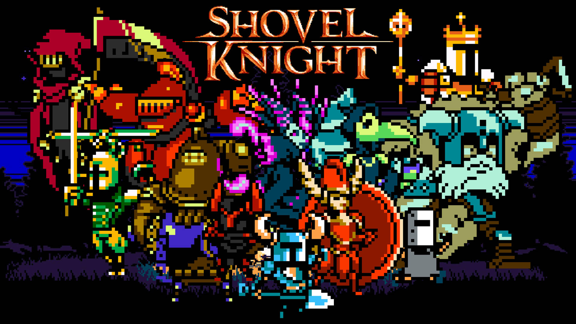 Shovel Knight Pixel Art Wallpaper