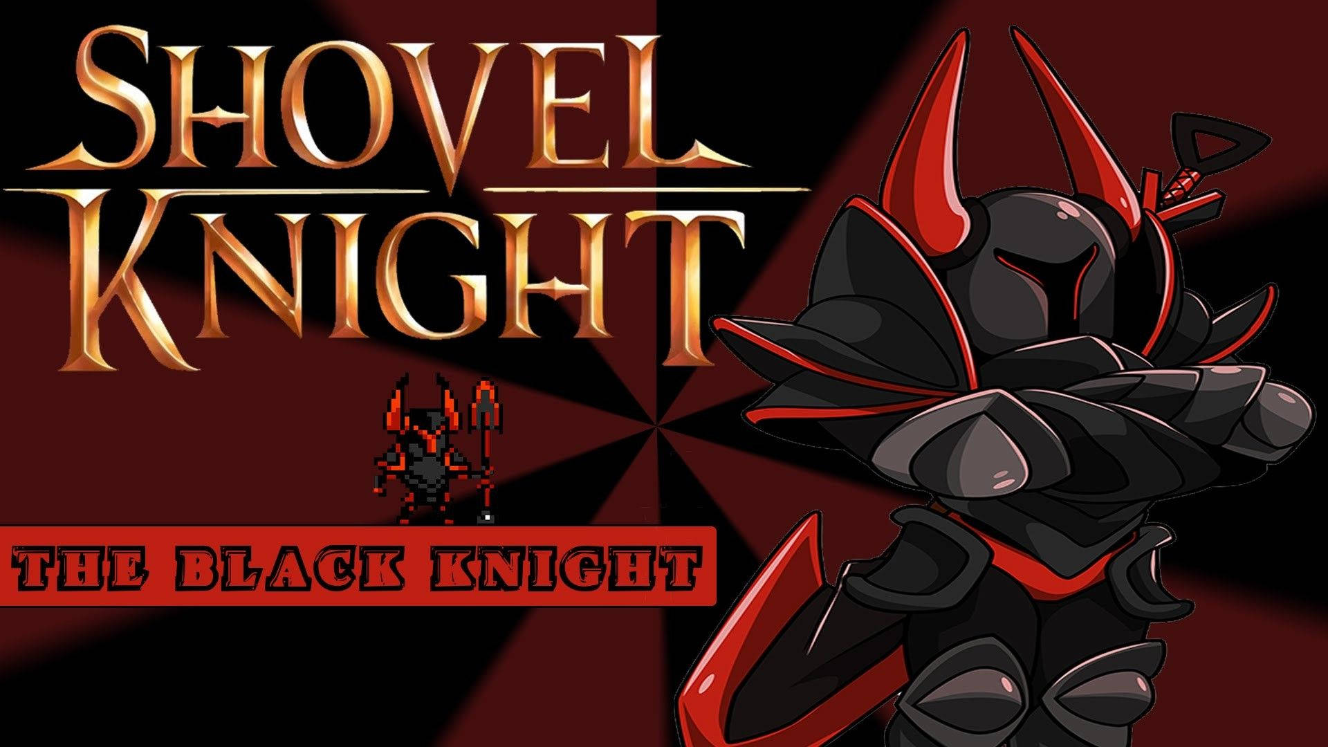 Shovel Knight Il Poster Della Notte Nera Sfondo