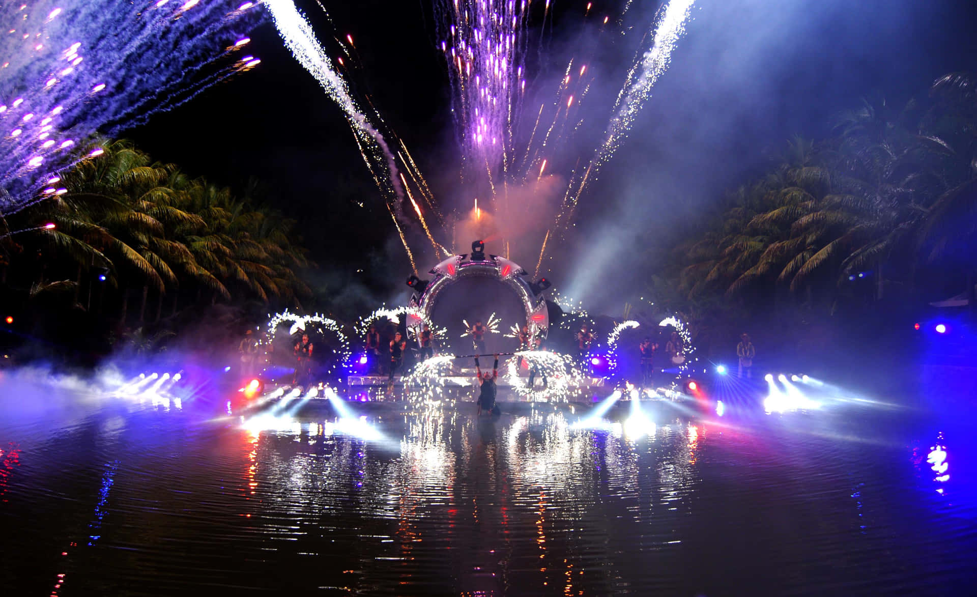 Disneywasser- Und Lichtshow Bild