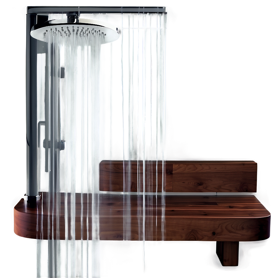 Shower With Seating Bench Png 05232024 PNG