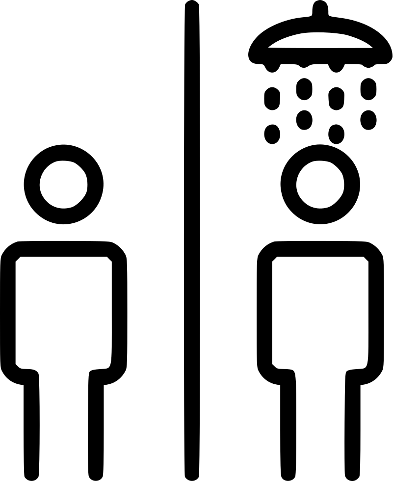 Download Showerand Bathroom Signs | Wallpapers.com