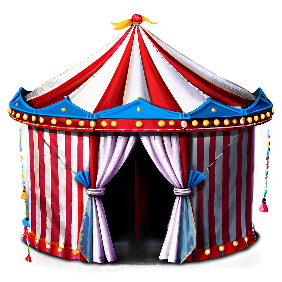 Showtime Circus Tent Png 06242024 PNG