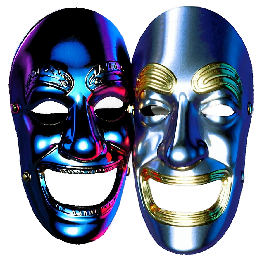 Showtime Comedy Tragedy Masks Png 24 PNG