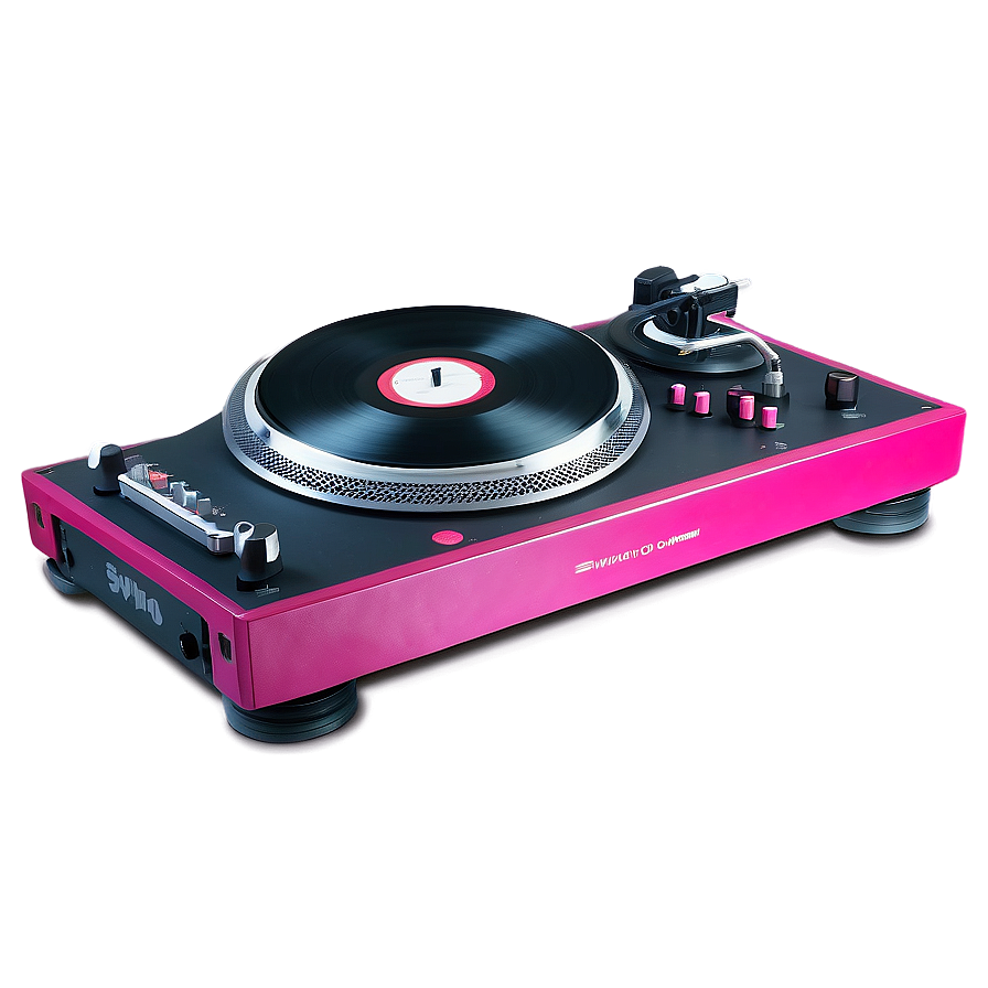 Showtime Dj Turntable Png 06242024 PNG