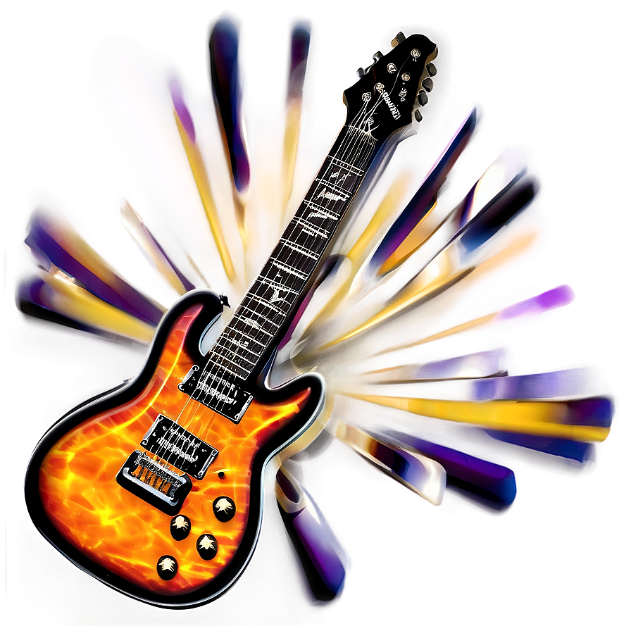 Showtime Rock Guitar Png 82 PNG