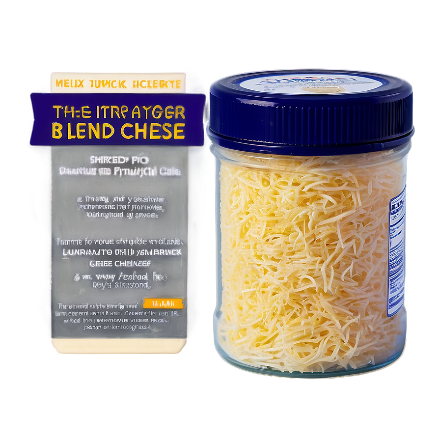 Shredded Cheese Blend Png 06132024 PNG