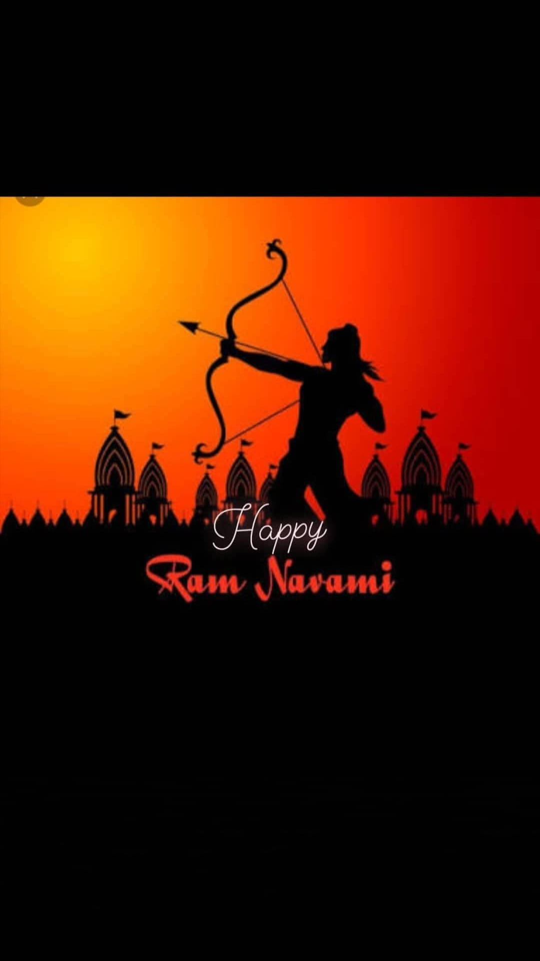 Feliz Día De Rama Navami Fondo de pantalla
