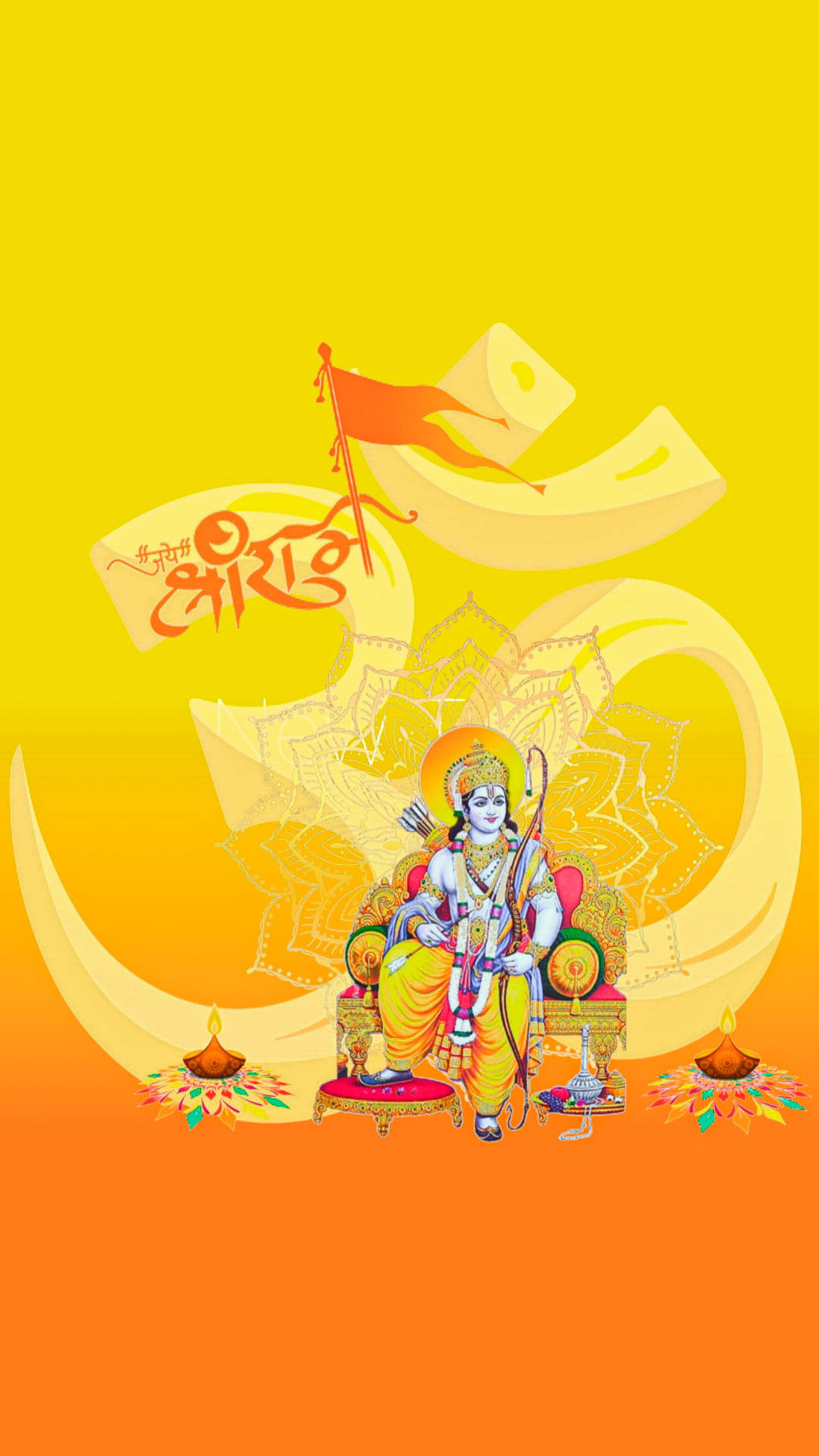 Shree Ram Throne Wallpaper