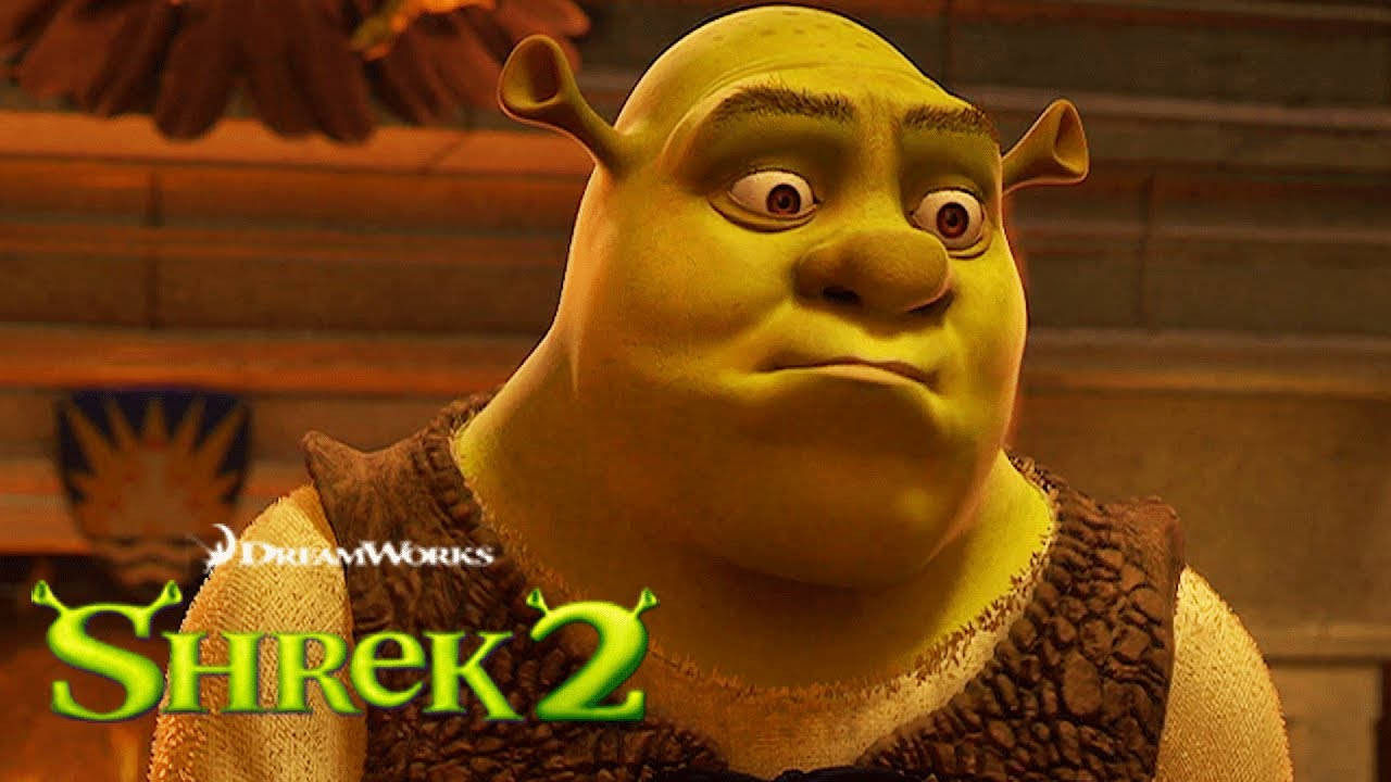 Shrek 2 ser nedtrykt ud Wallpaper