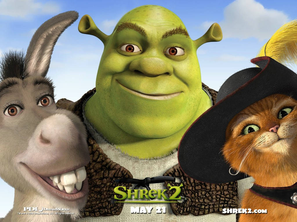Shrek2 - Schönes Poster Wallpaper