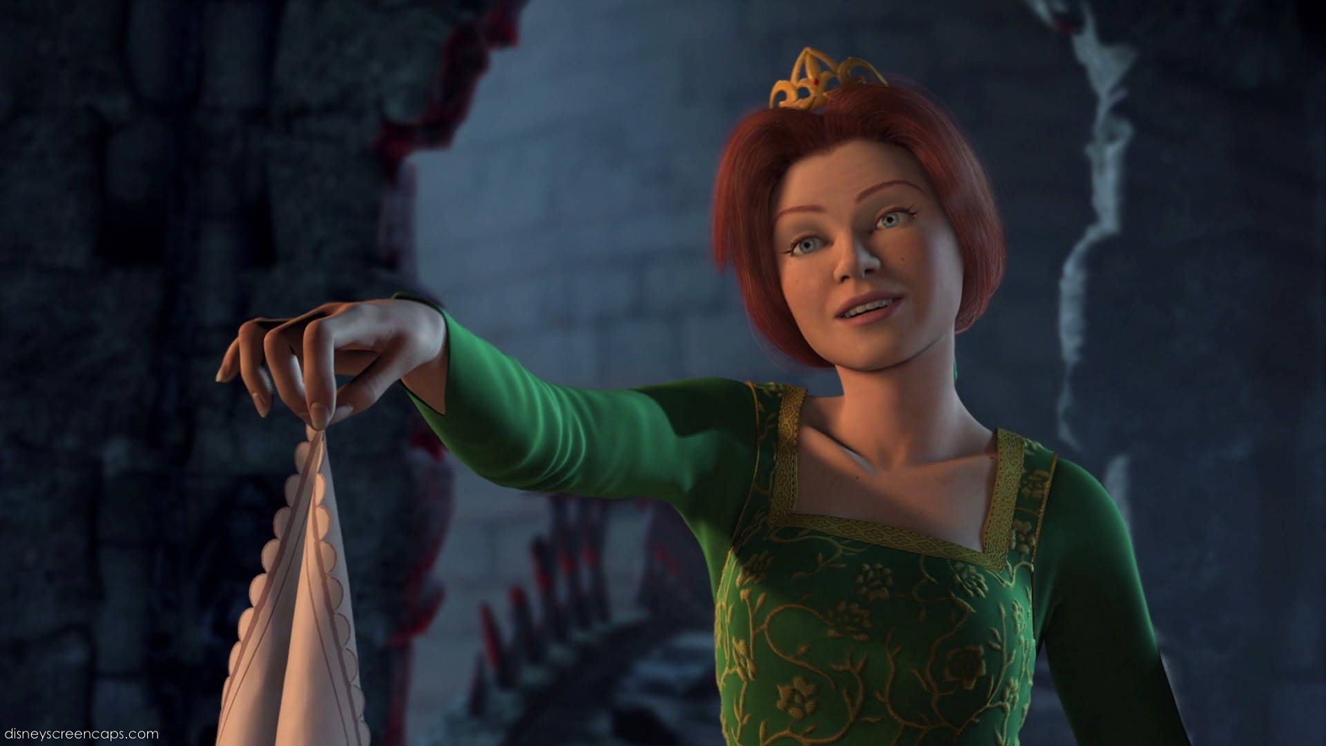 Shrek 4k Princess Fiona Holding Cloth Wallpaper