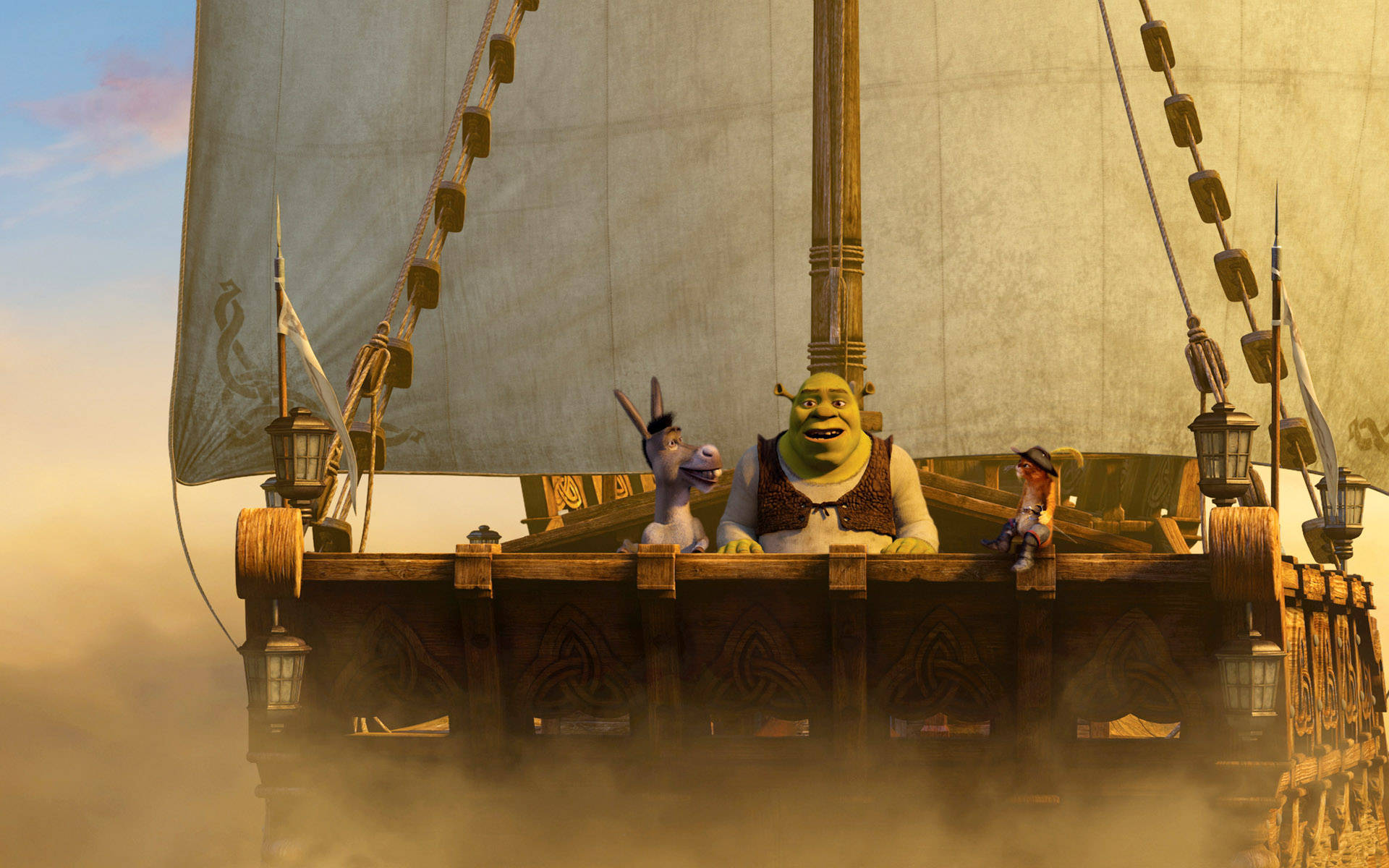 Shrek4k Navio. Papel de Parede