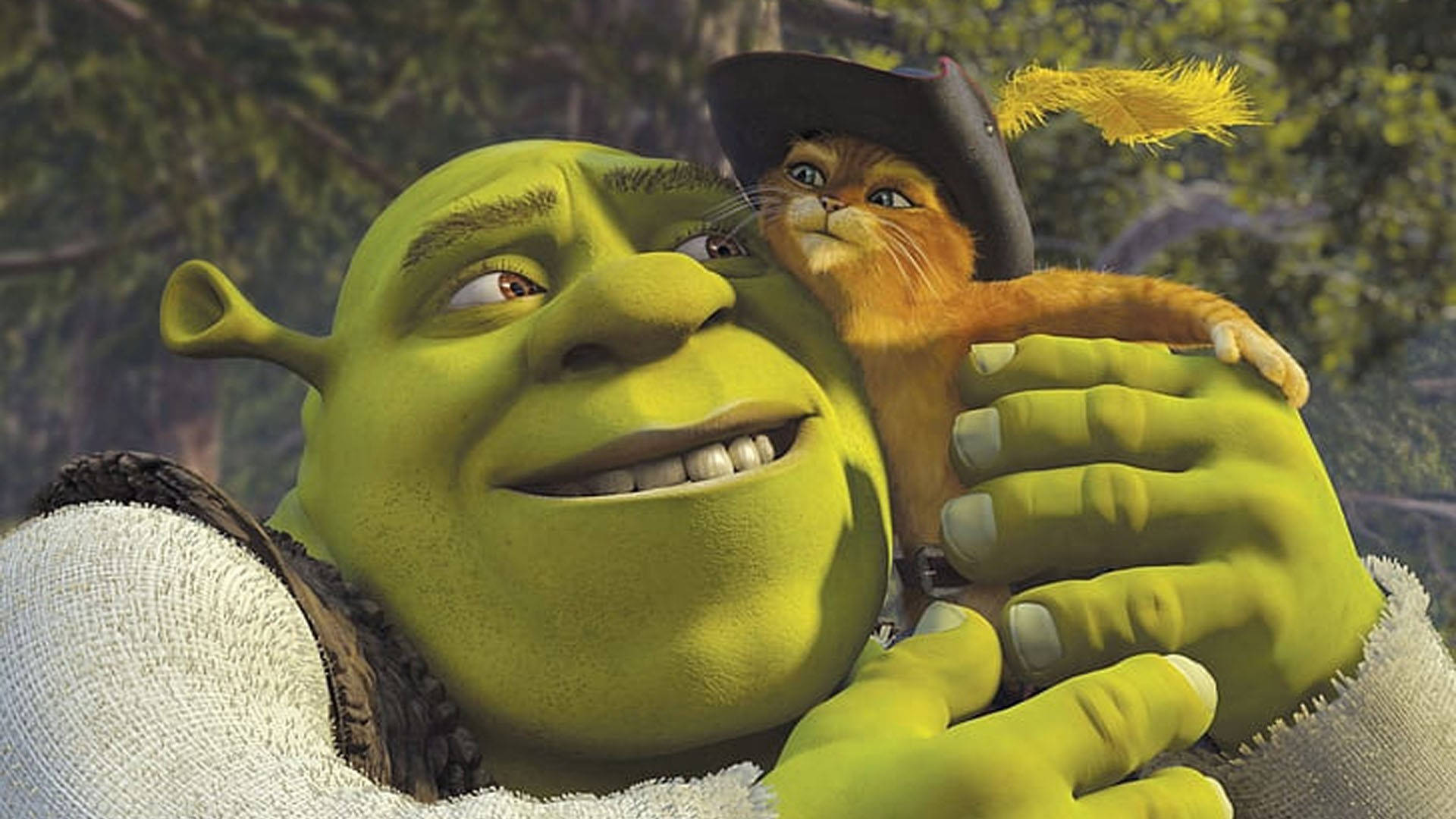 Shrek And Puss In Boots Wallpaper