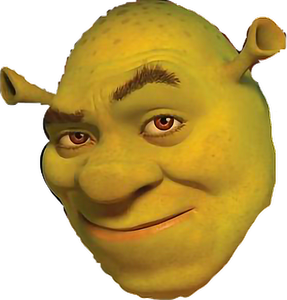 Shrek Character Close Up Face.png PNG