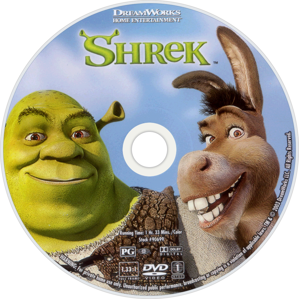 Shrek D V D Cover Art PNG