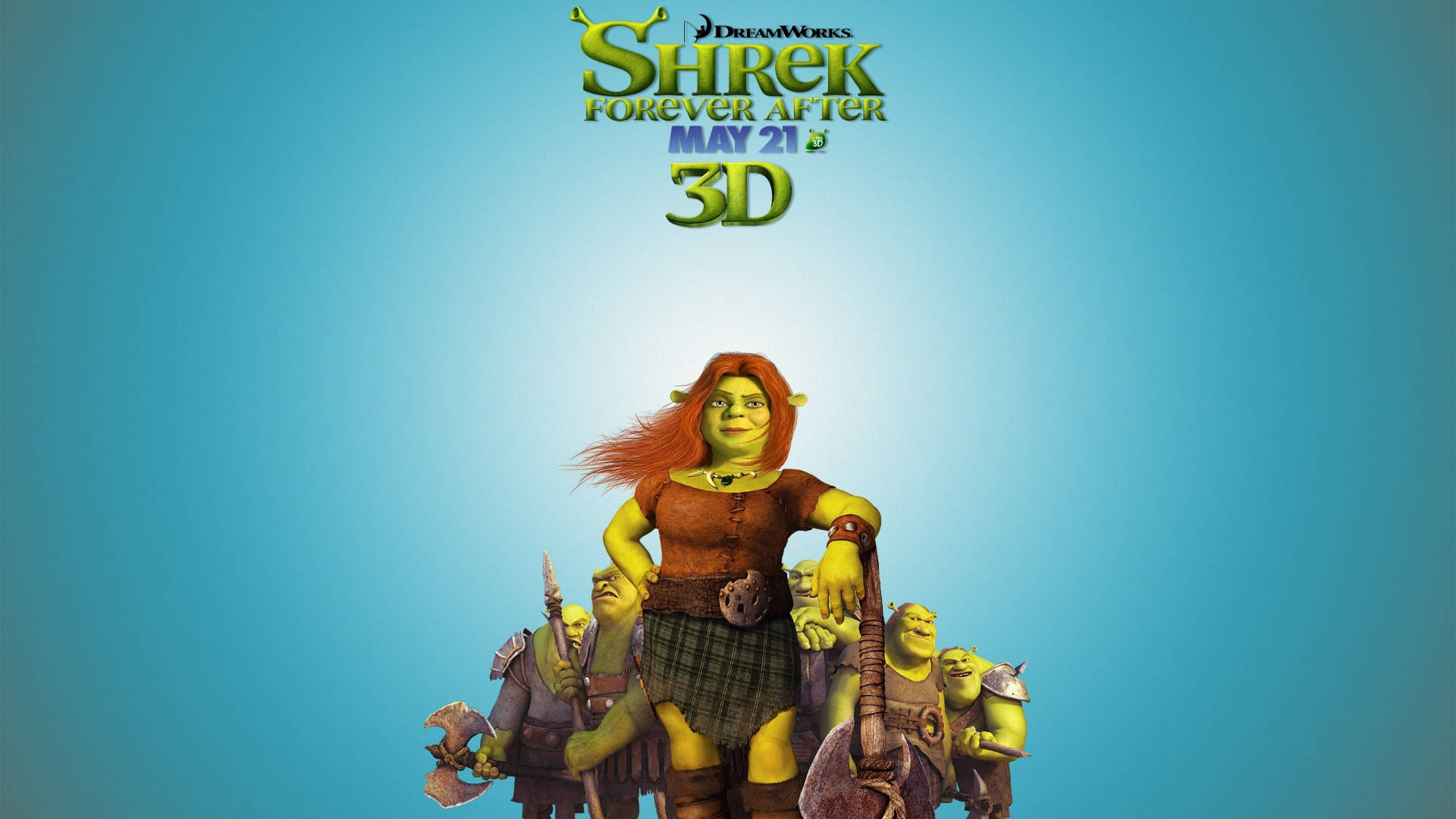 Shrekpara Siempre Fiona Luciendo Gloriosa Fondo de pantalla