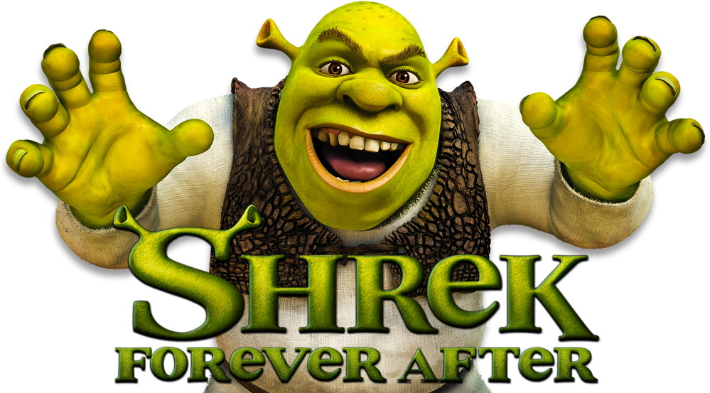 Shrek Forever After Promotional Graphic PNG