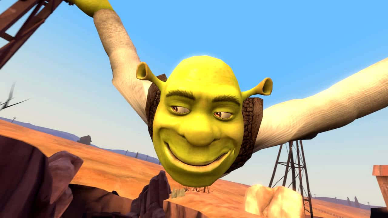 Skrattaåt Det Med Shrek!