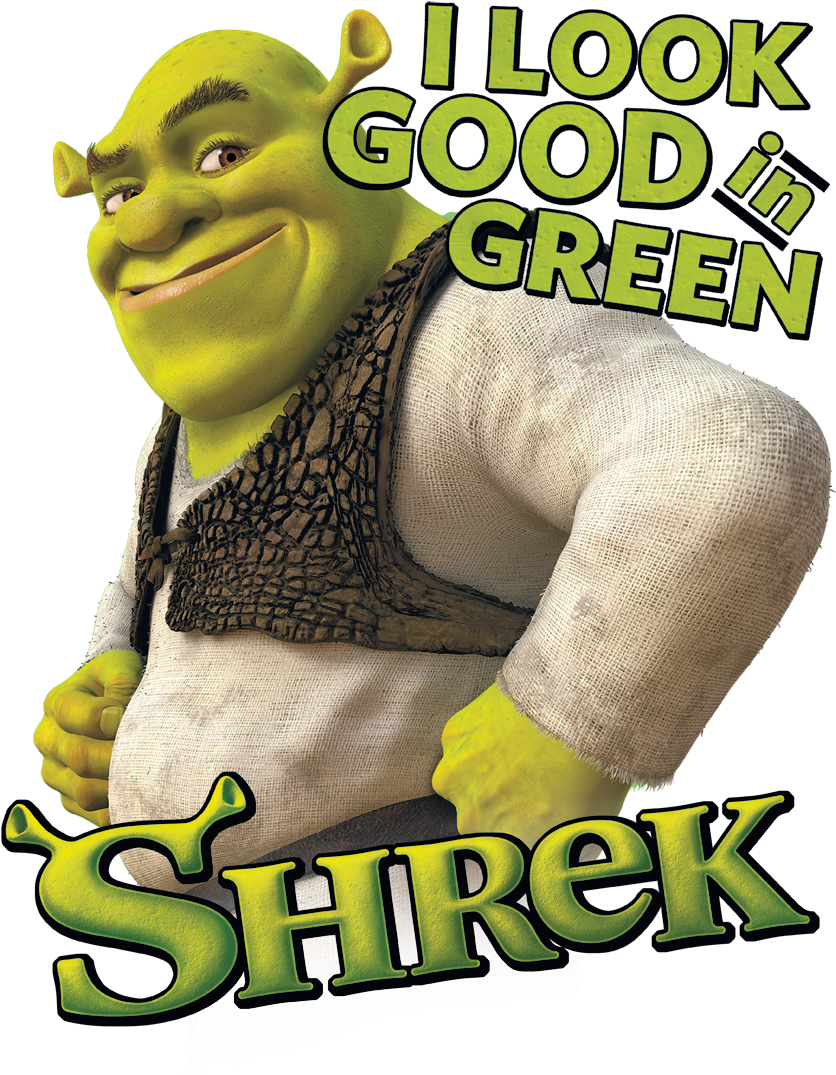 Shrek Good In Green Promo PNG