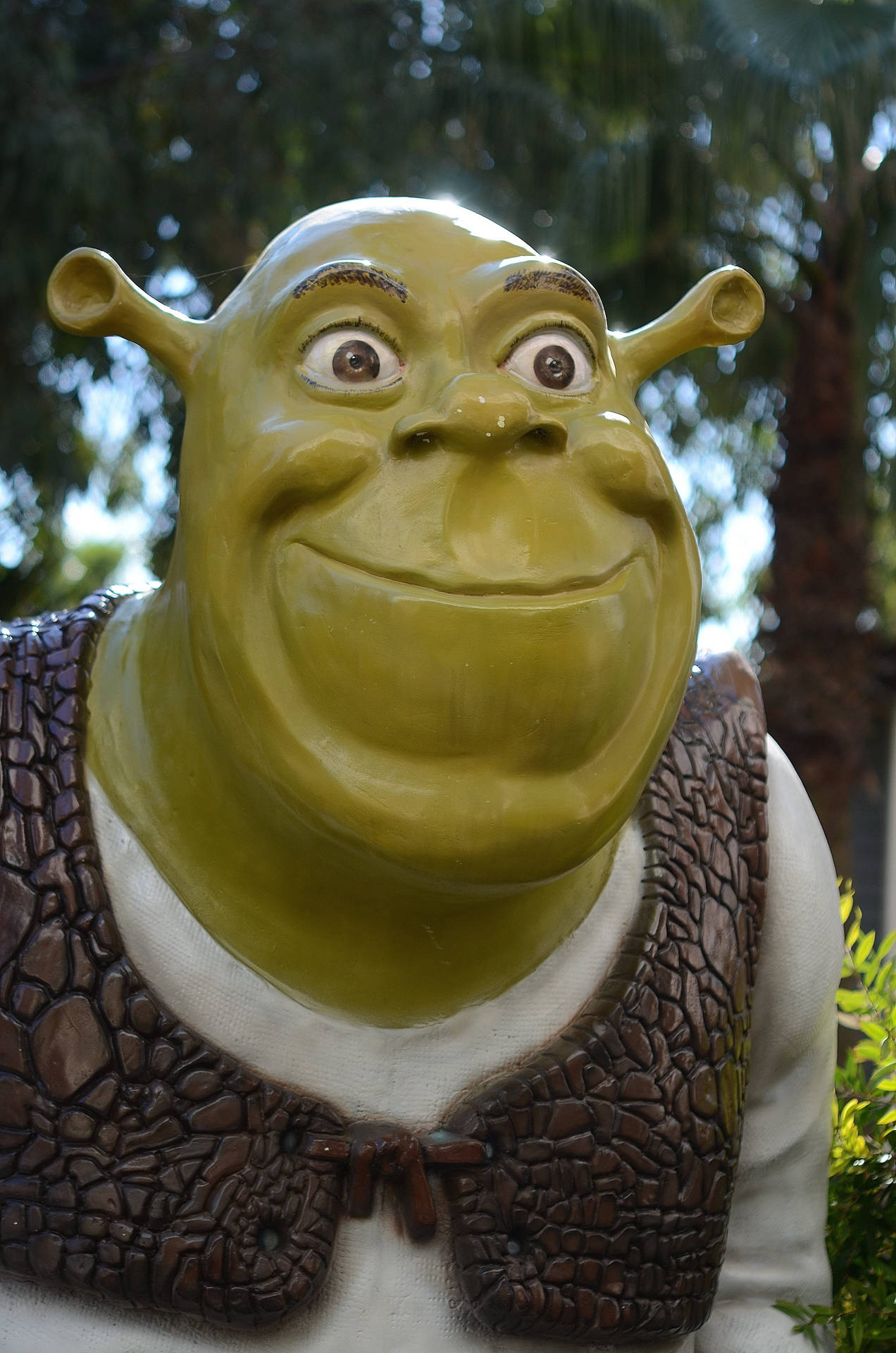 Shrek On Adventure In His Enchanted Forest Domain Wallpaper