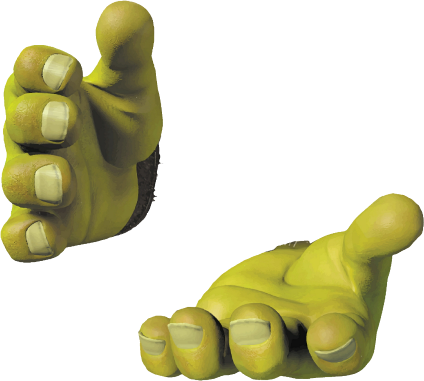 Shrek Thumbs Up Gesture PNG