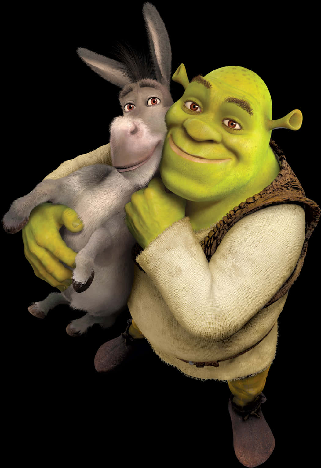 Shrekand Donkey Friends Forever PNG