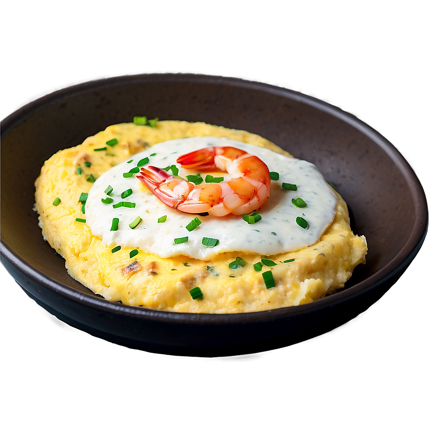 Shrimp And Grits Omelette Png 06262024 PNG
