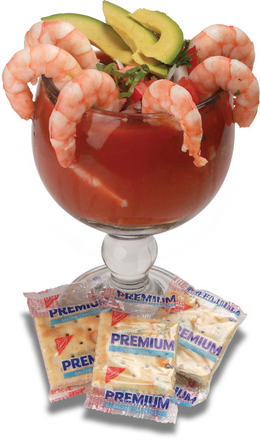 Shrimp Cocktailwith Crackers PNG