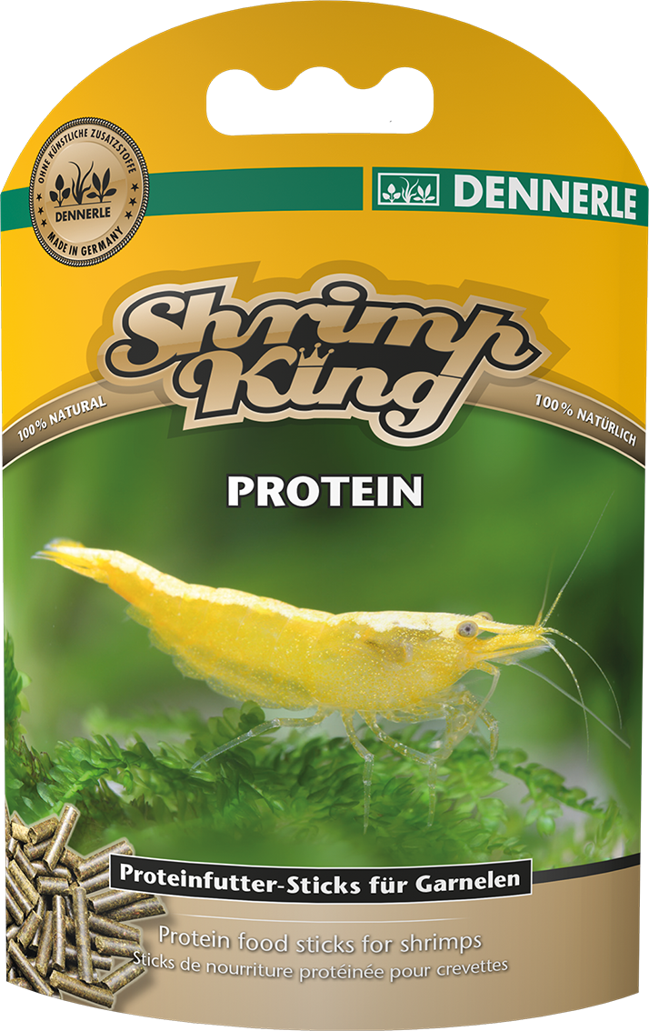 Shrimp King Protein Food Sticks Packaging PNG