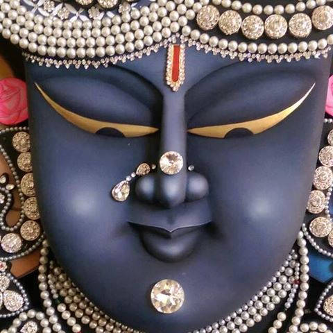 Shrinathji Face In Extreme Closeup Wallpaper