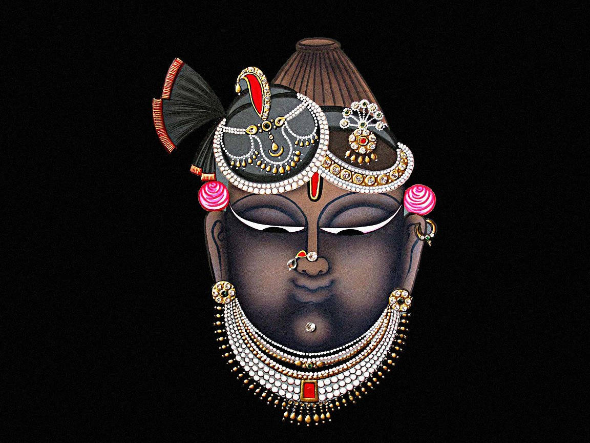 Shrinathji Facial Closeup Wallpaper